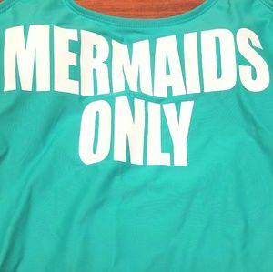 Teal one piece swimsuit